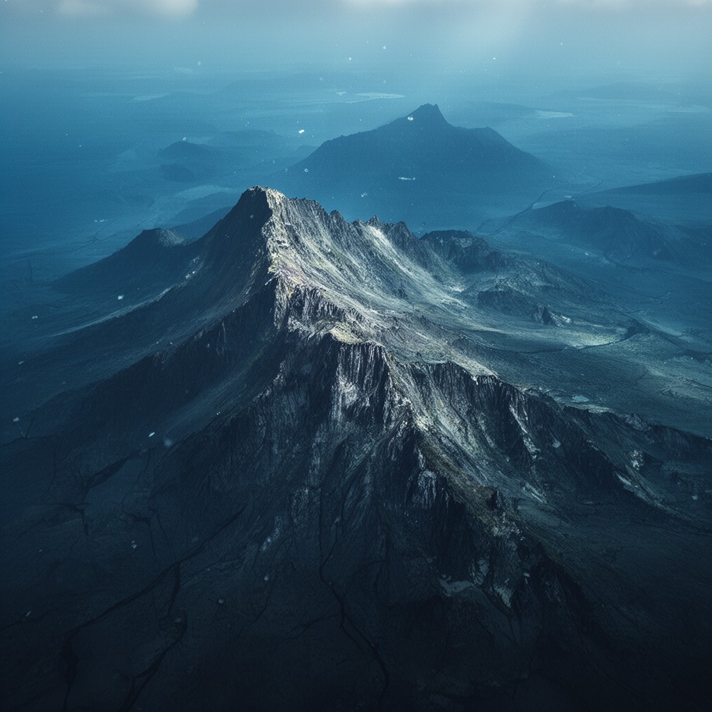 AI-generated illustration of Shirshov Ridge