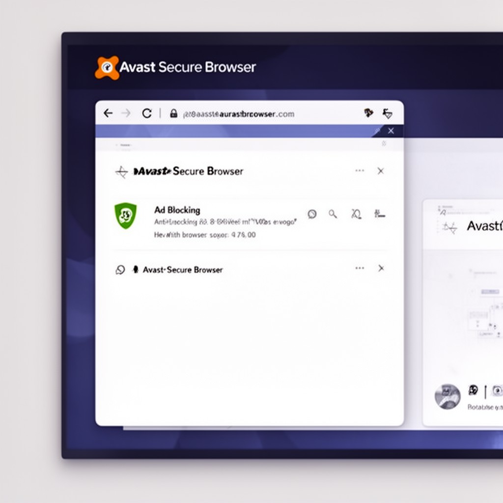 AI-generated illustration of Avast Secure Browser