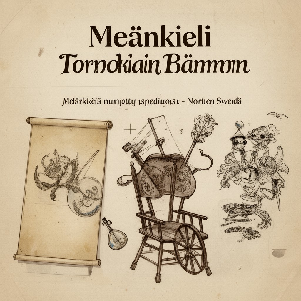 AI-generated illustration of Meänkieli