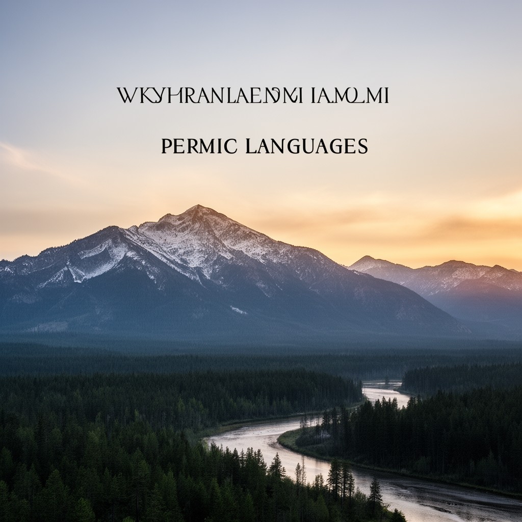 AI-generated illustration of Permic languages