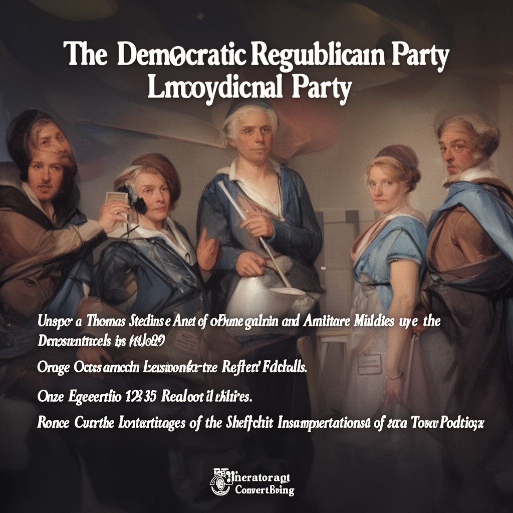 AI-generated illustration of Democratic-Republican Party