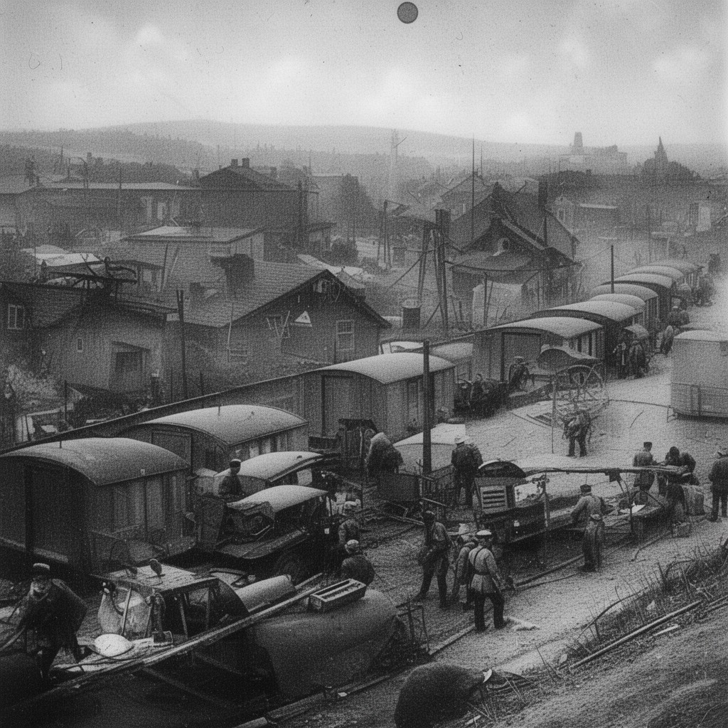 AI-generated illustration of Operation Wieniec
