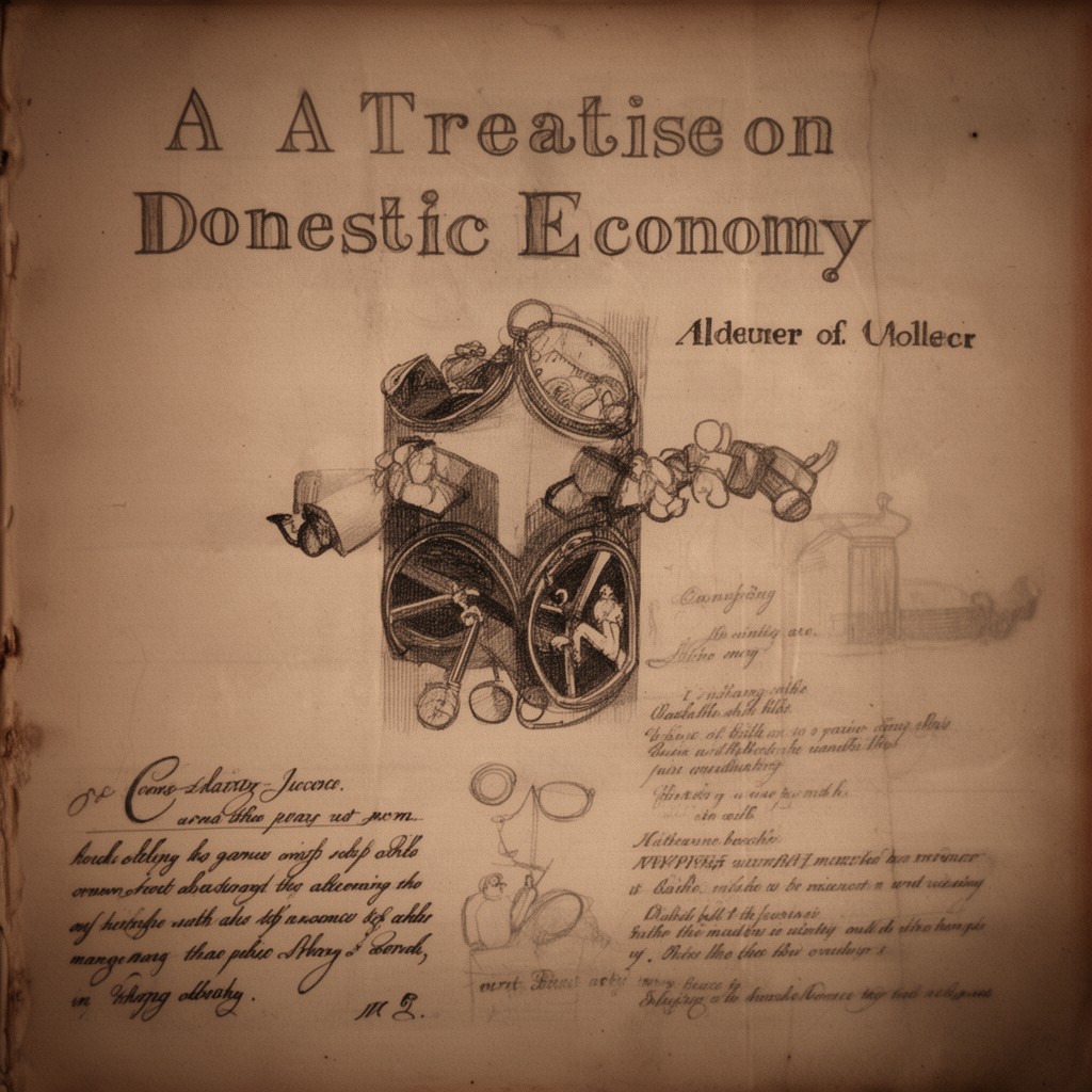 AI-generated illustration of A Treatise on Domestic Economy