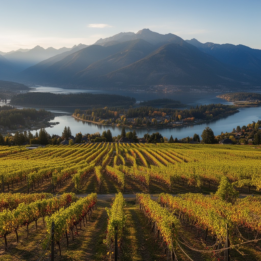 AI-generated illustration of Okanagan Valley