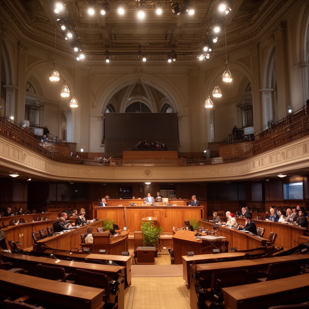 AI-generated illustration of Legislative Assembly of British Columbia