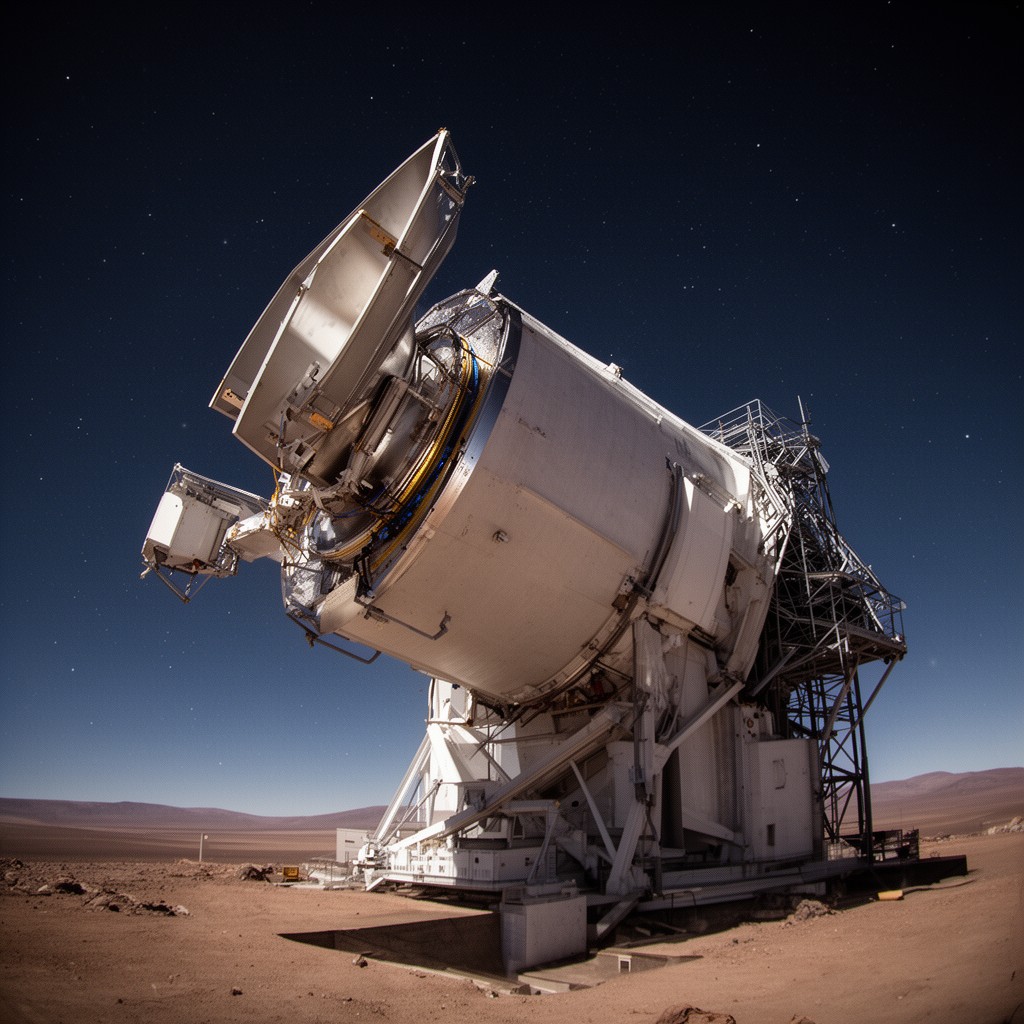 AI-generated illustration of WFI wide field imager