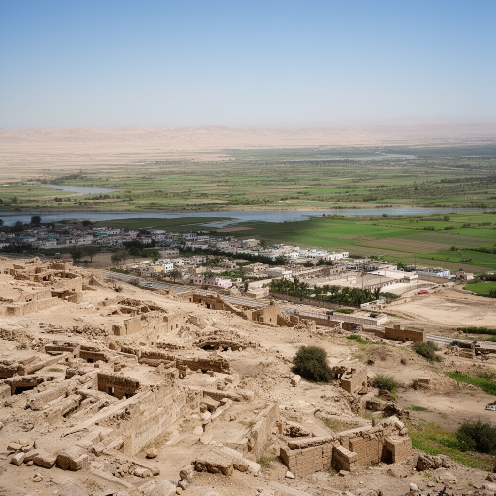 AI-generated illustration of Faiyum Governorate