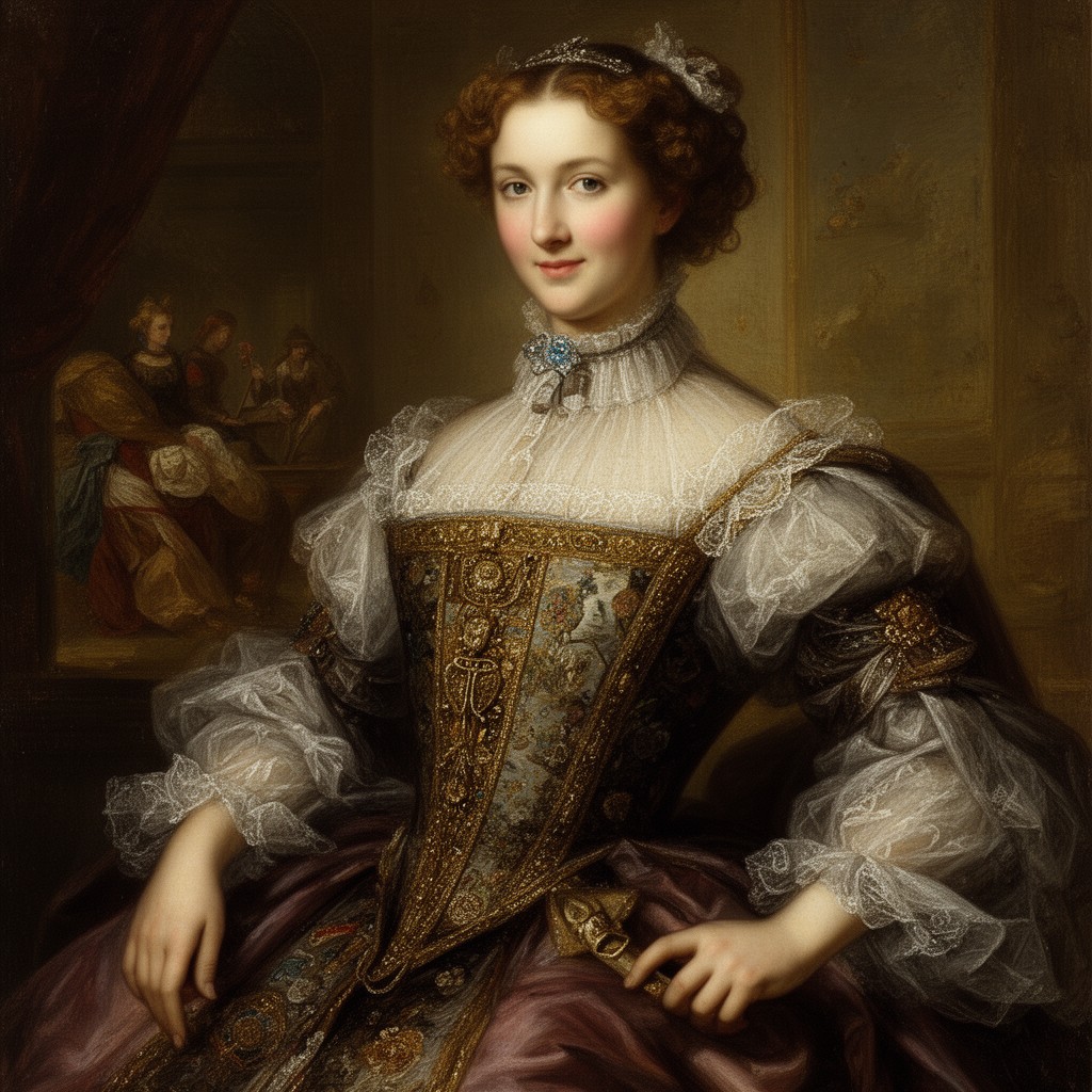 AI-generated illustration of Marie de’ Medici