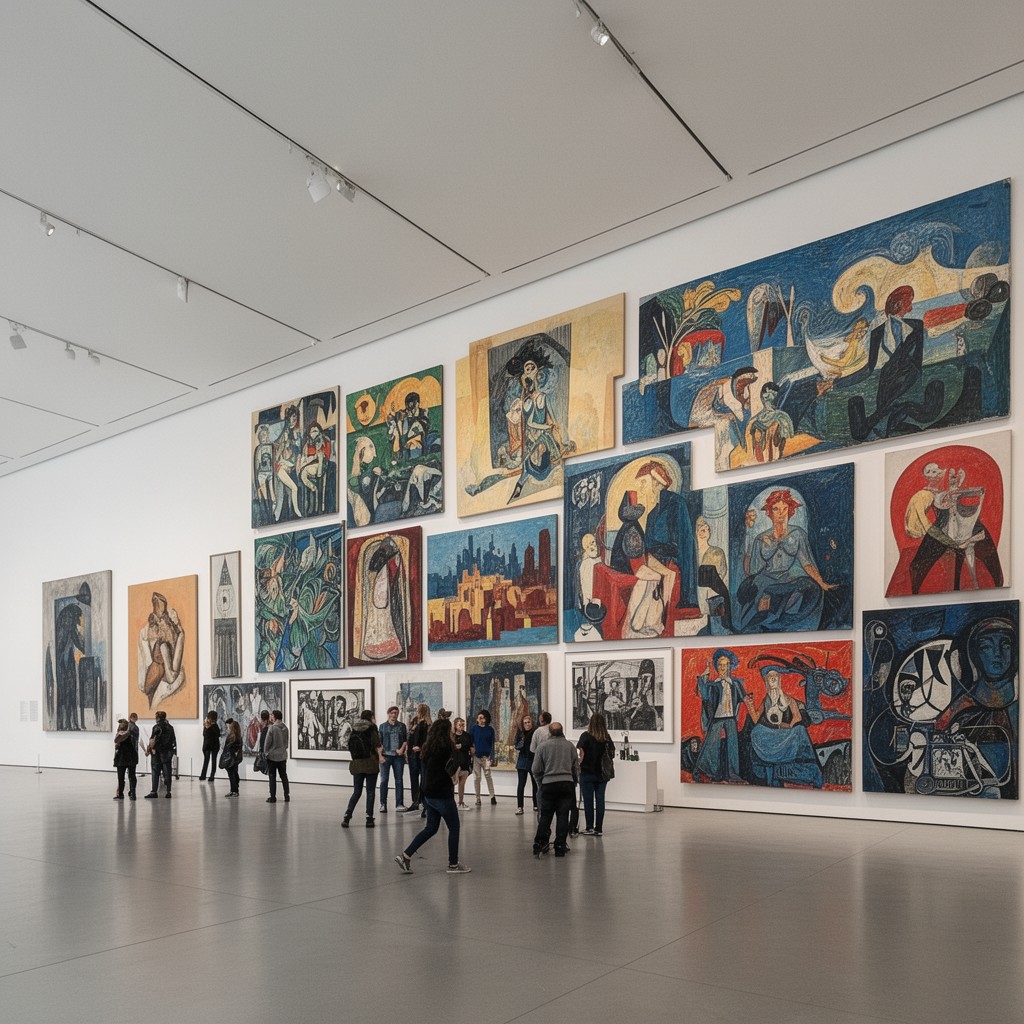 AI-generated illustration of Museum of Modern Art