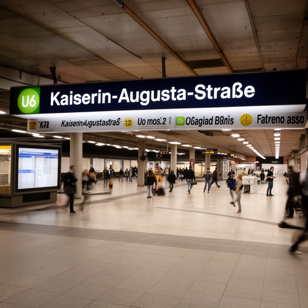 AI-generated illustration of Kaiserin-Augusta-Straße