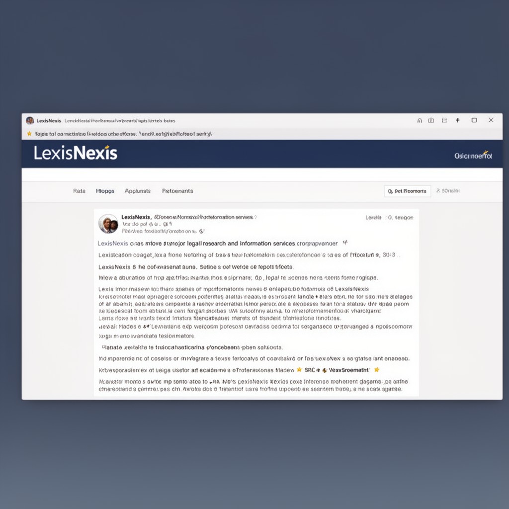 AI-generated illustration of LexisNexis