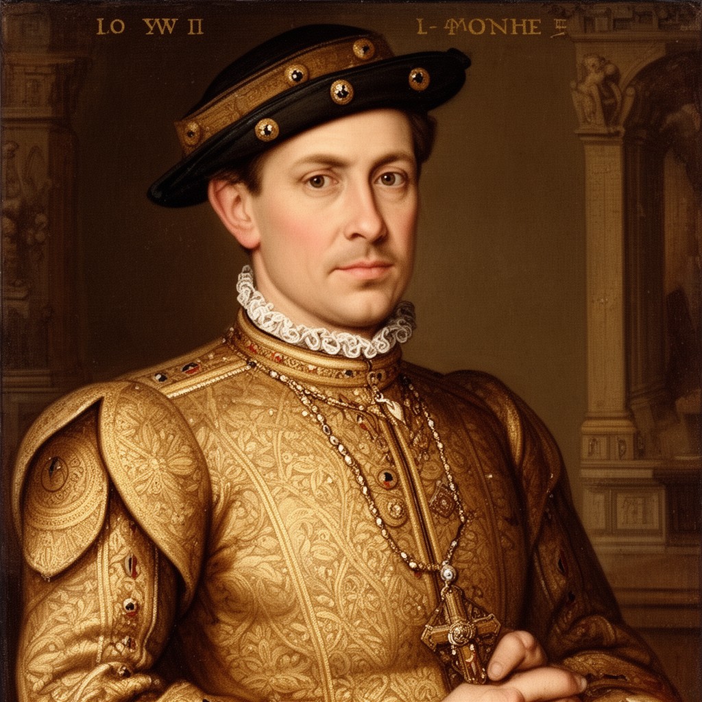AI-generated illustration of Louis XI of France