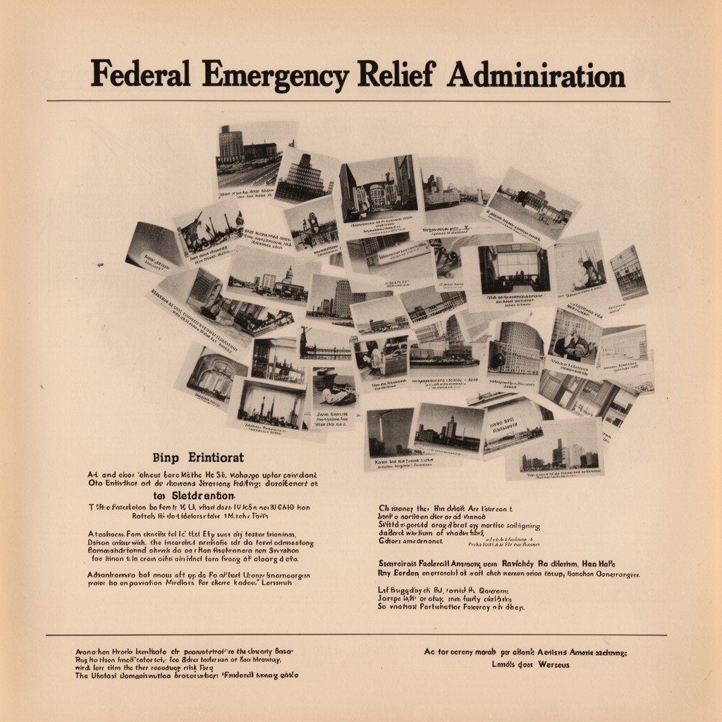 AI-generated illustration of Federal Emergency Relief Administration