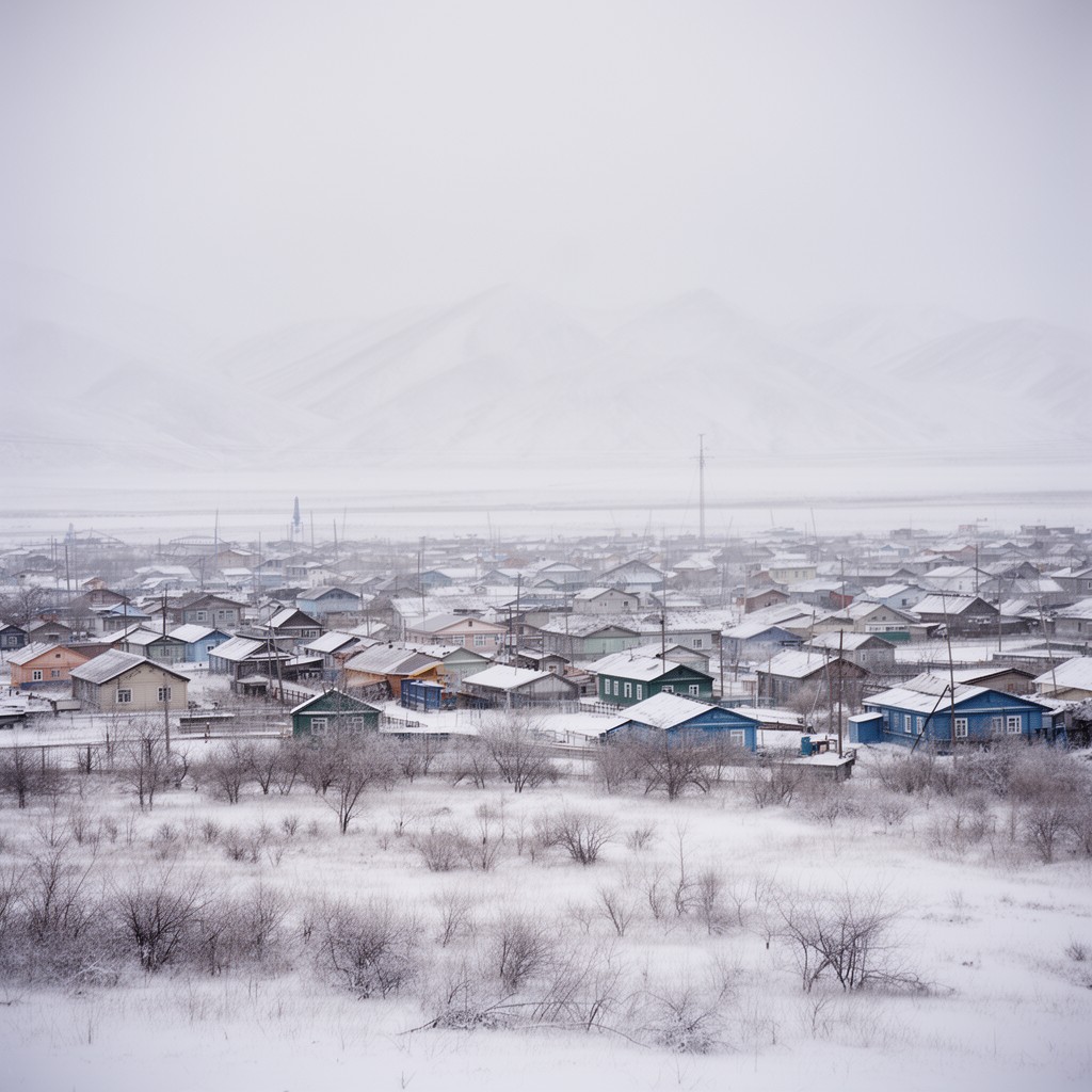 AI-generated illustration of Verkhoyansk