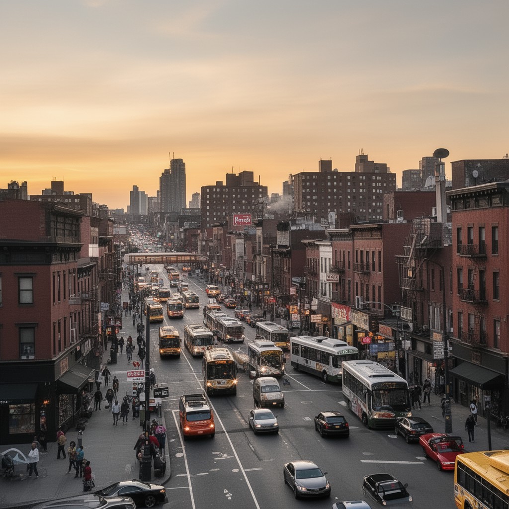 AI-generated illustration of Jamaica, Queens