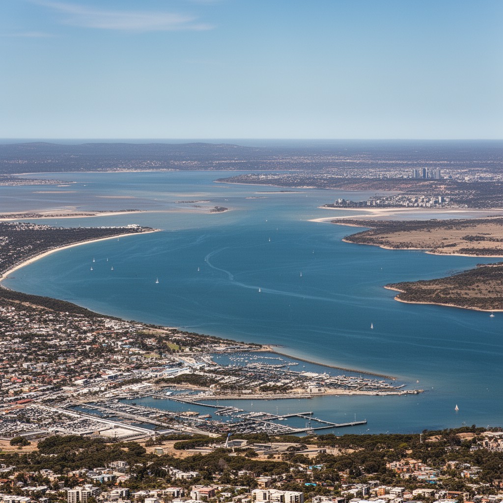AI-generated illustration of Gulf St Vincent