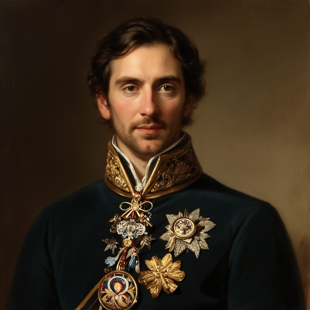 AI-generated illustration of Victor Emmanuel I of Savoy