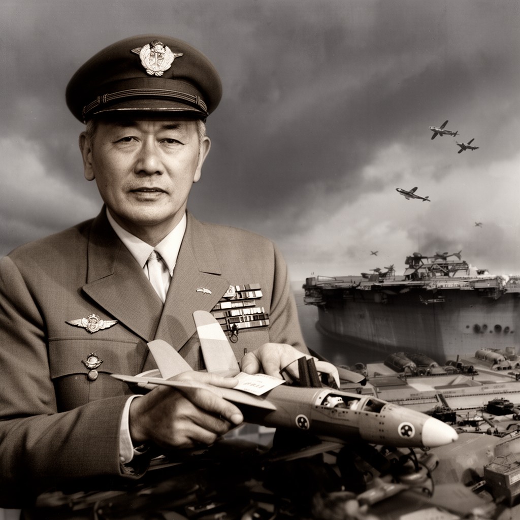 AI-generated illustration of Chuichi Nagumo