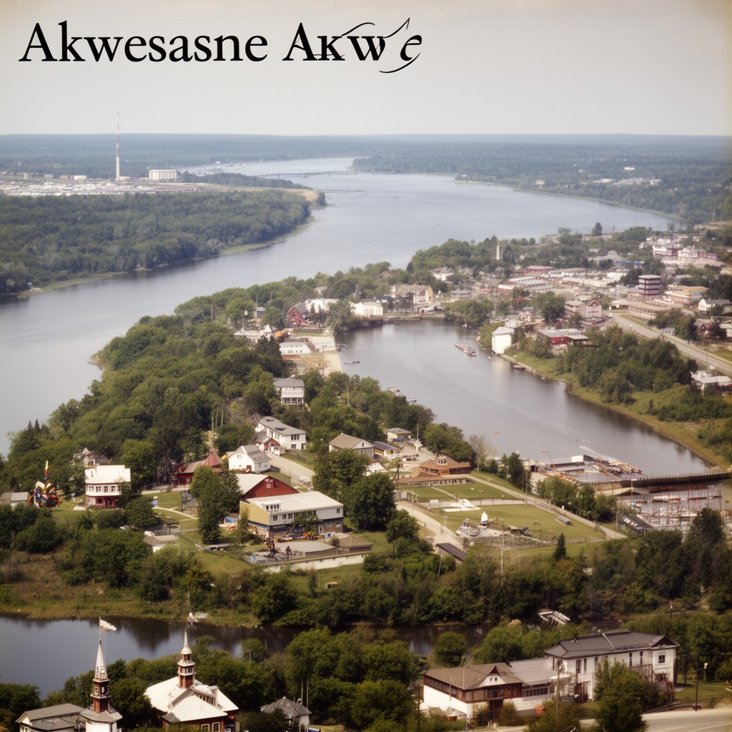 AI-generated illustration of Akwesasne