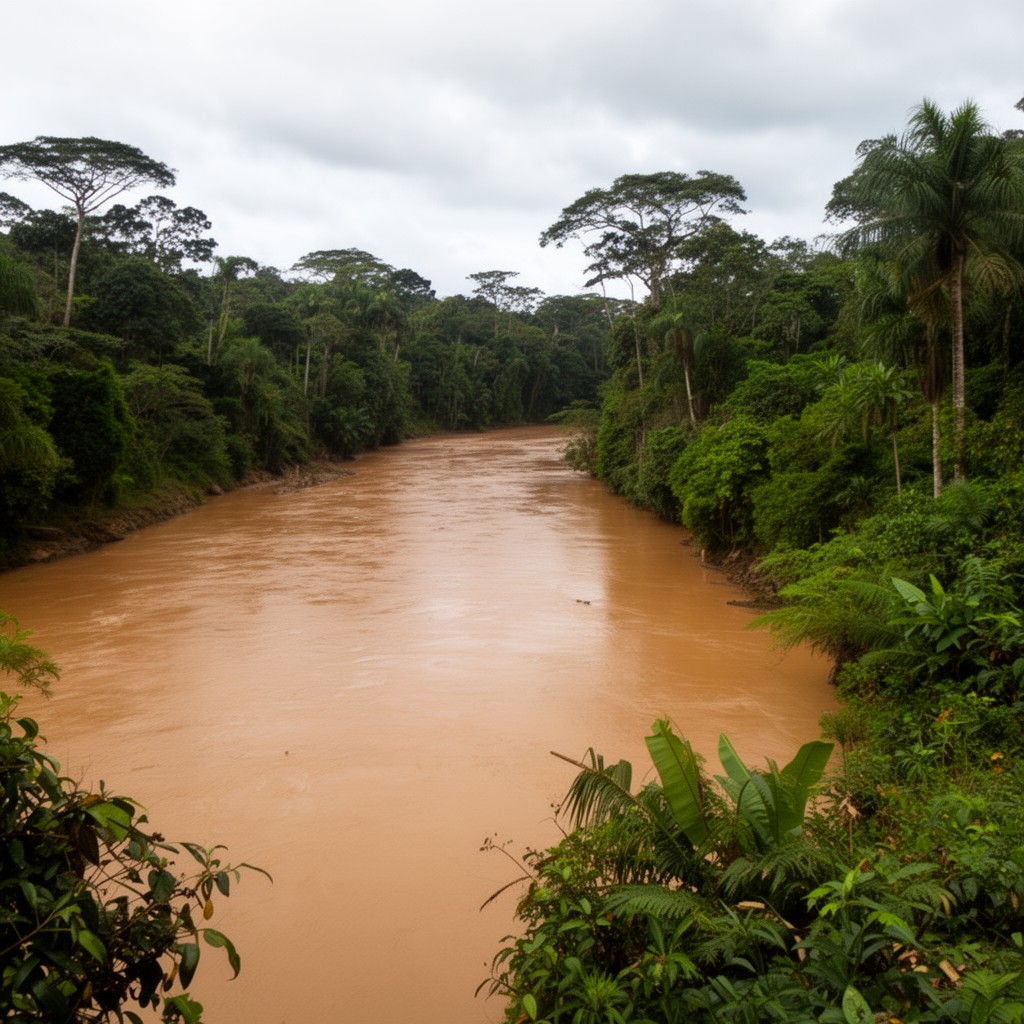 AI-generated illustration of Guaviare River