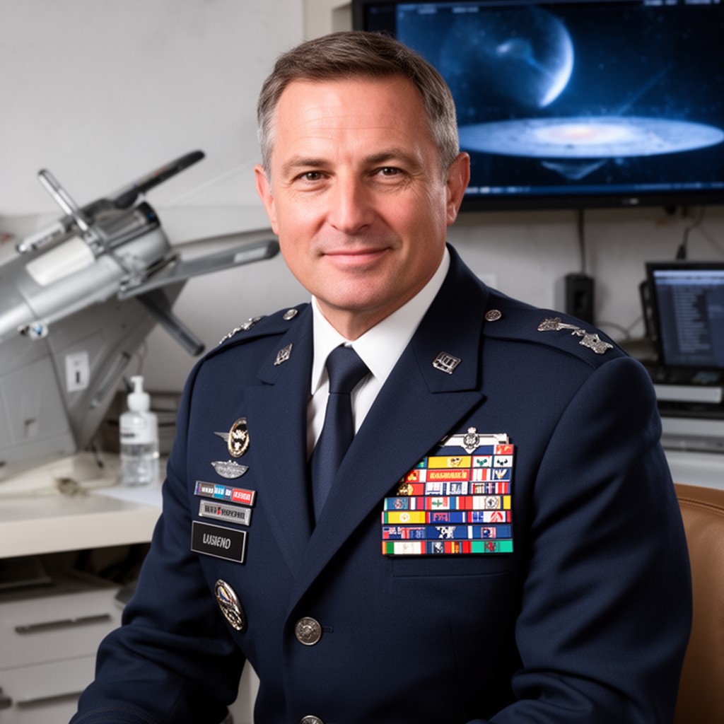 AI-generated illustration of General Lance W. Lord