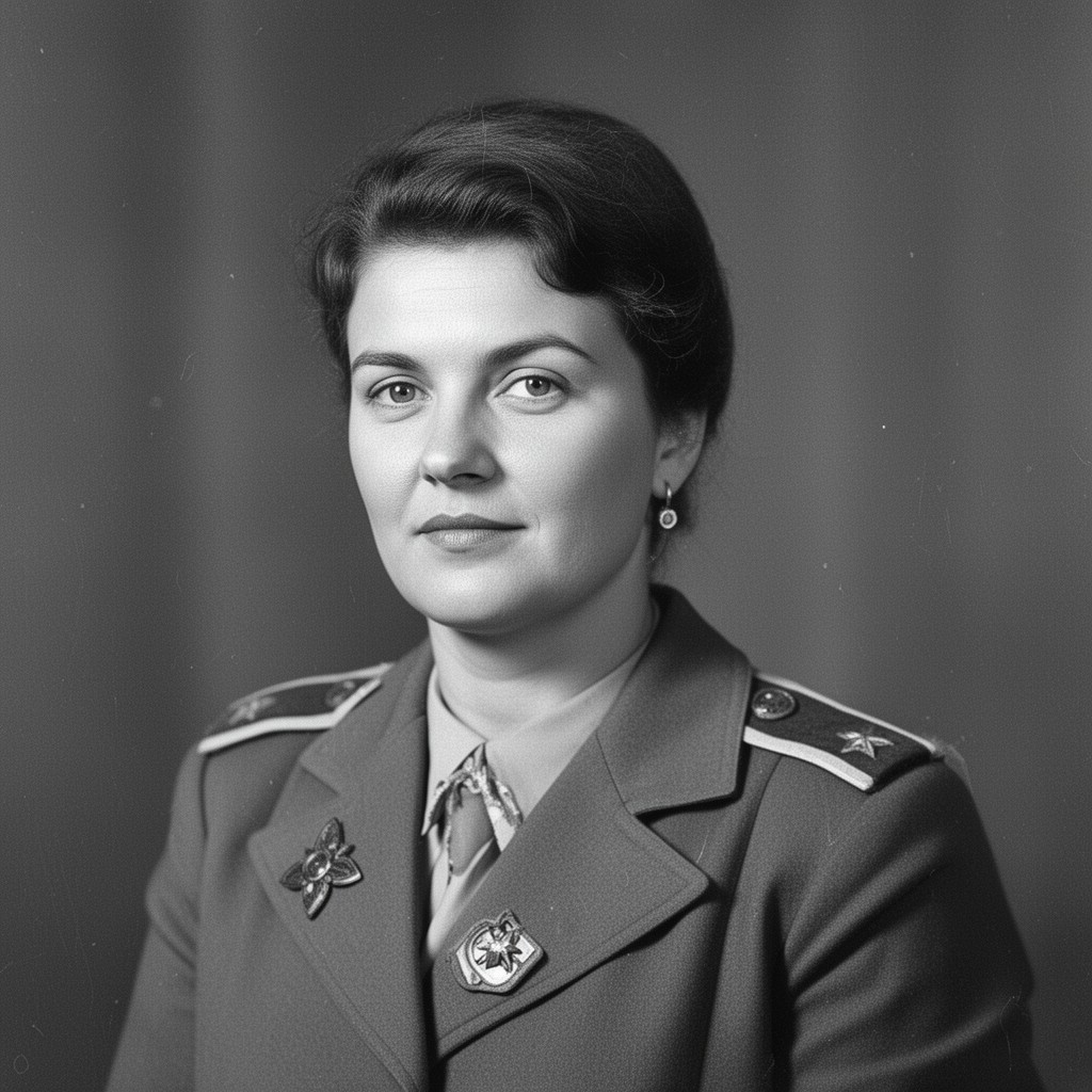 AI-generated illustration of Svetlana Alliluyeva