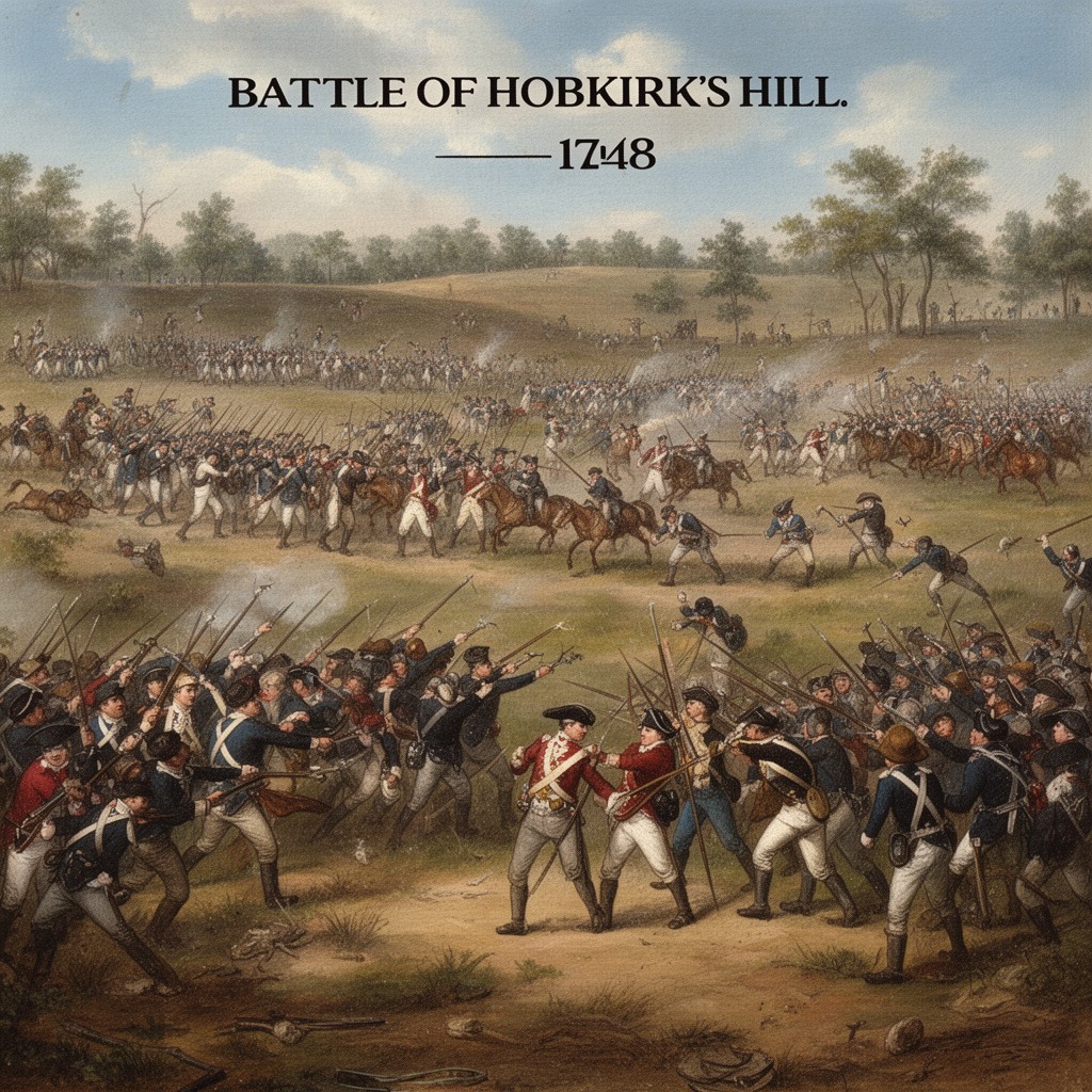 AI-generated illustration of Battle of Hobkirk’s Hill