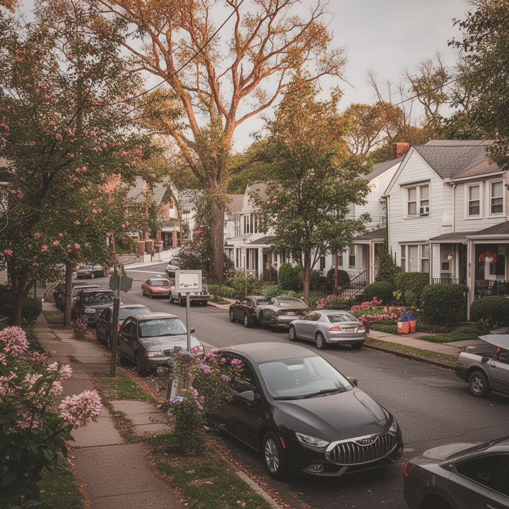 AI-generated illustration of Montclair, New Jersey