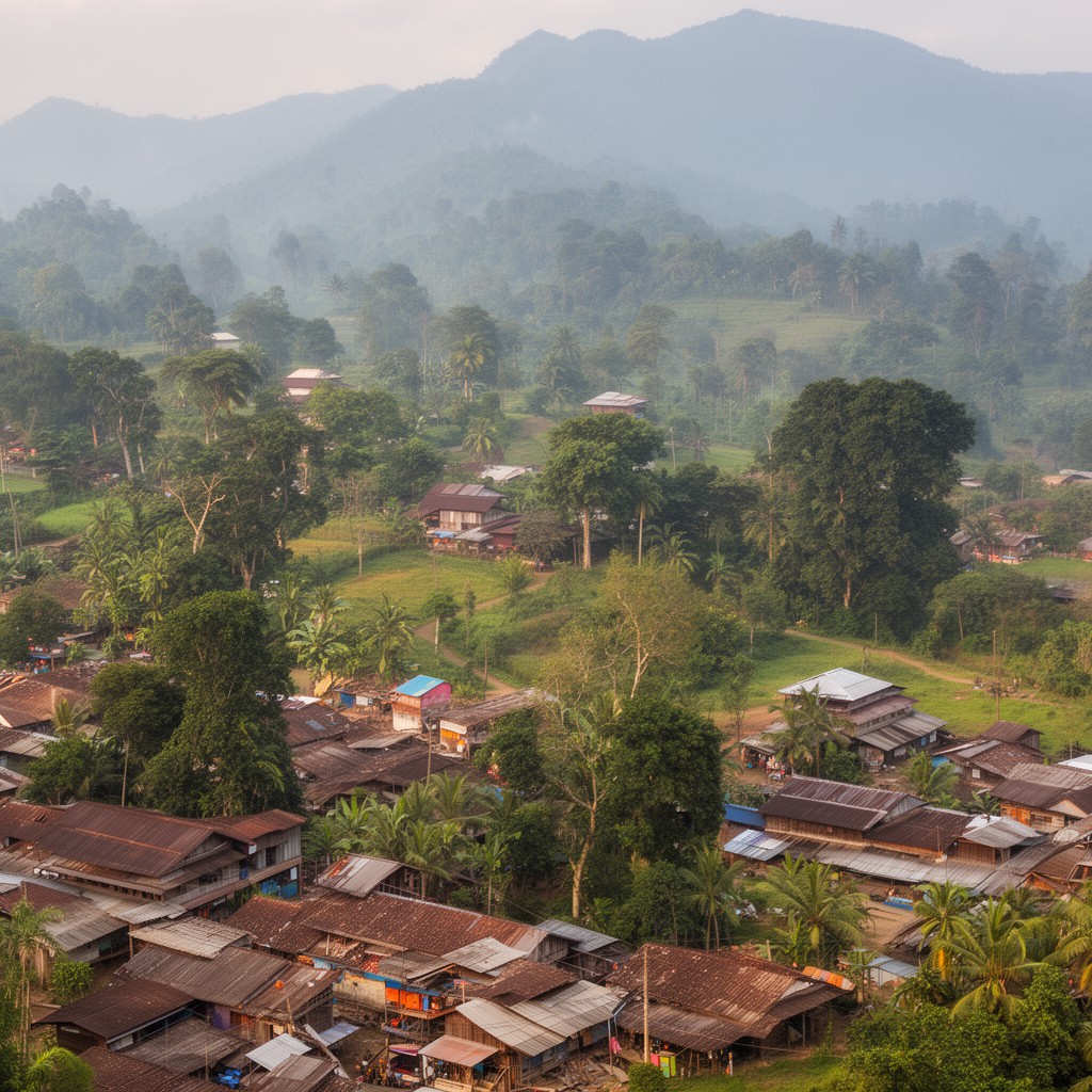 AI-generated illustration of Shan States