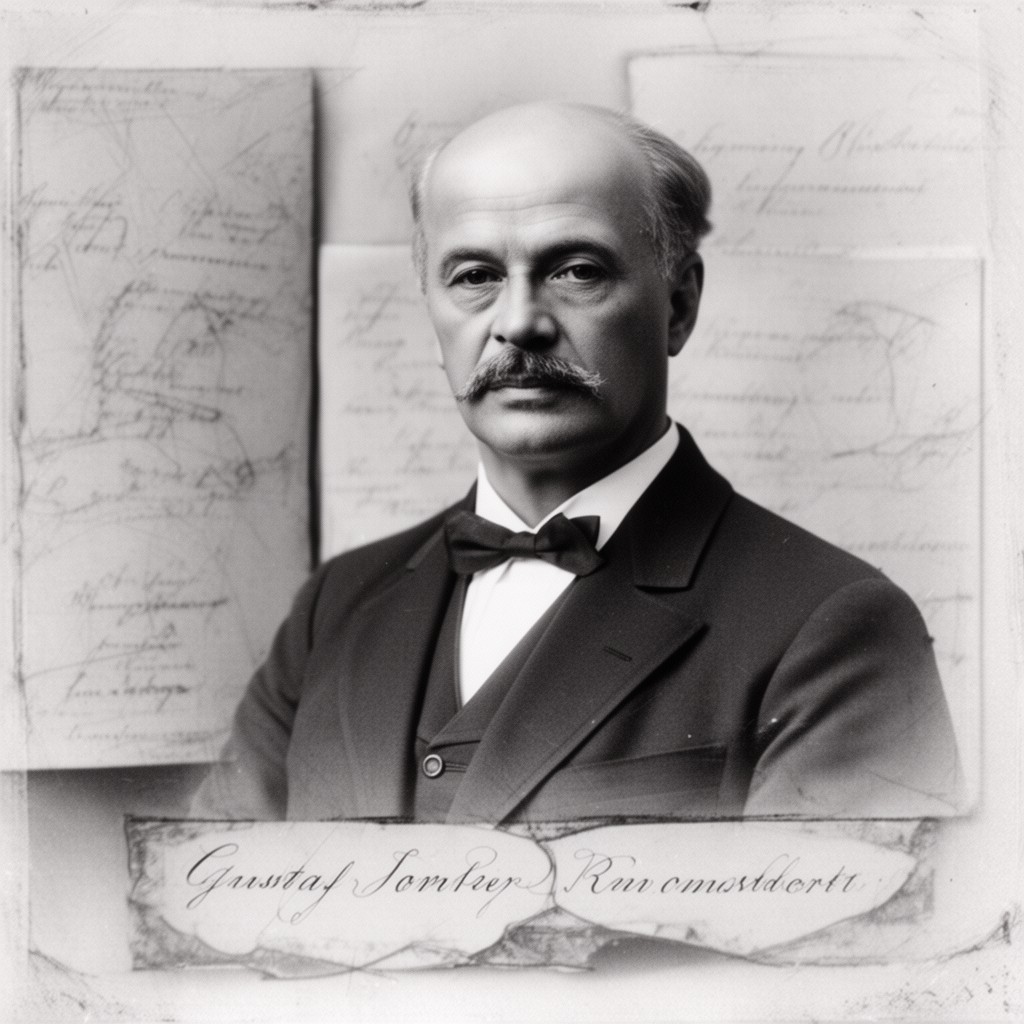 AI-generated illustration of Gustaf John Ramstedt