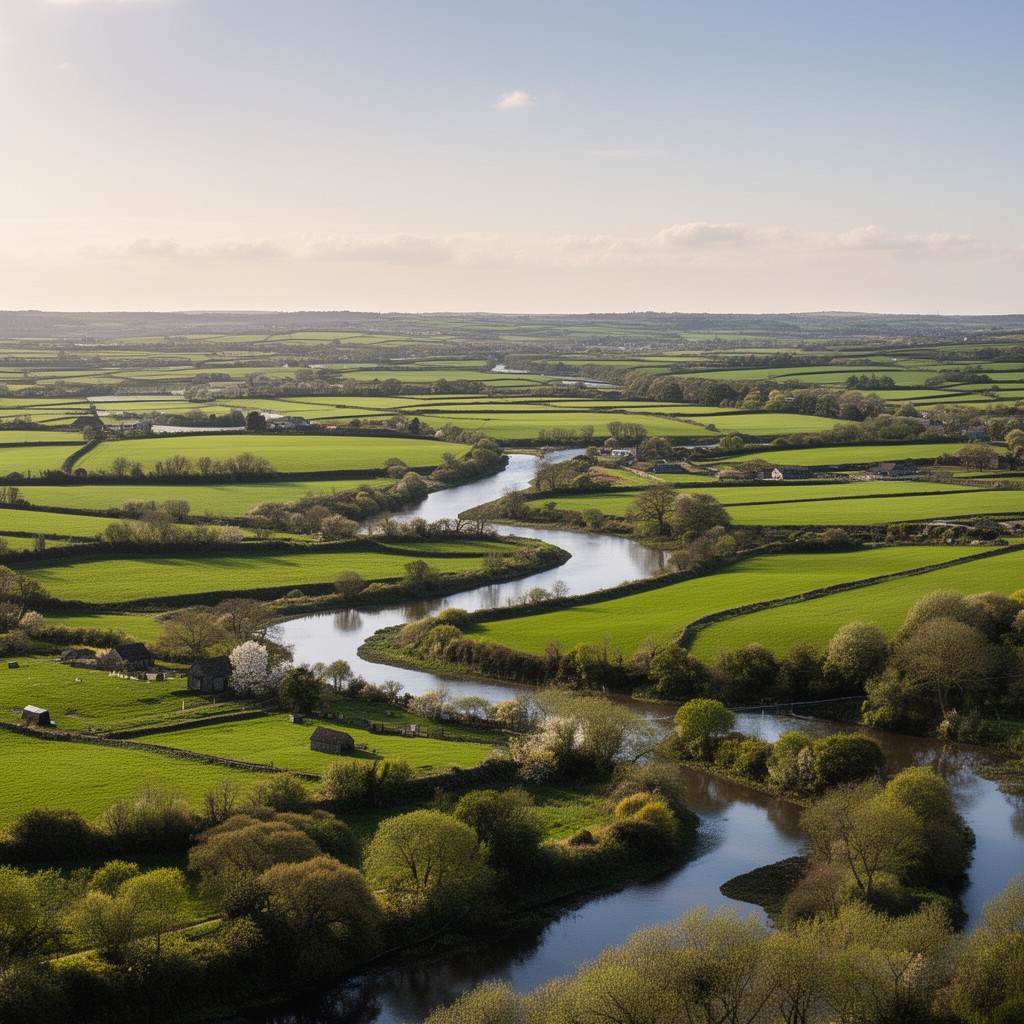 AI-generated illustration of Lancashire Plain