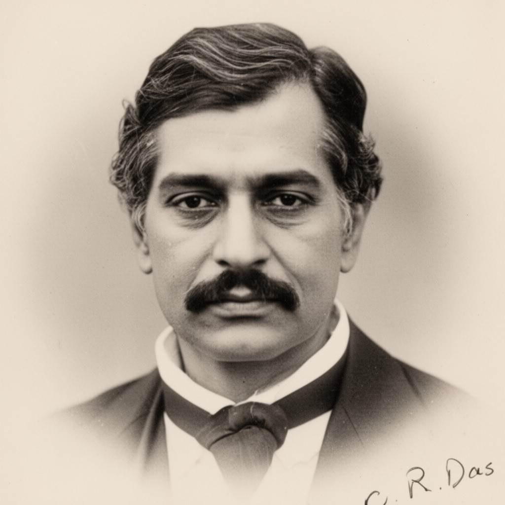 AI-generated illustration of C. R. Das