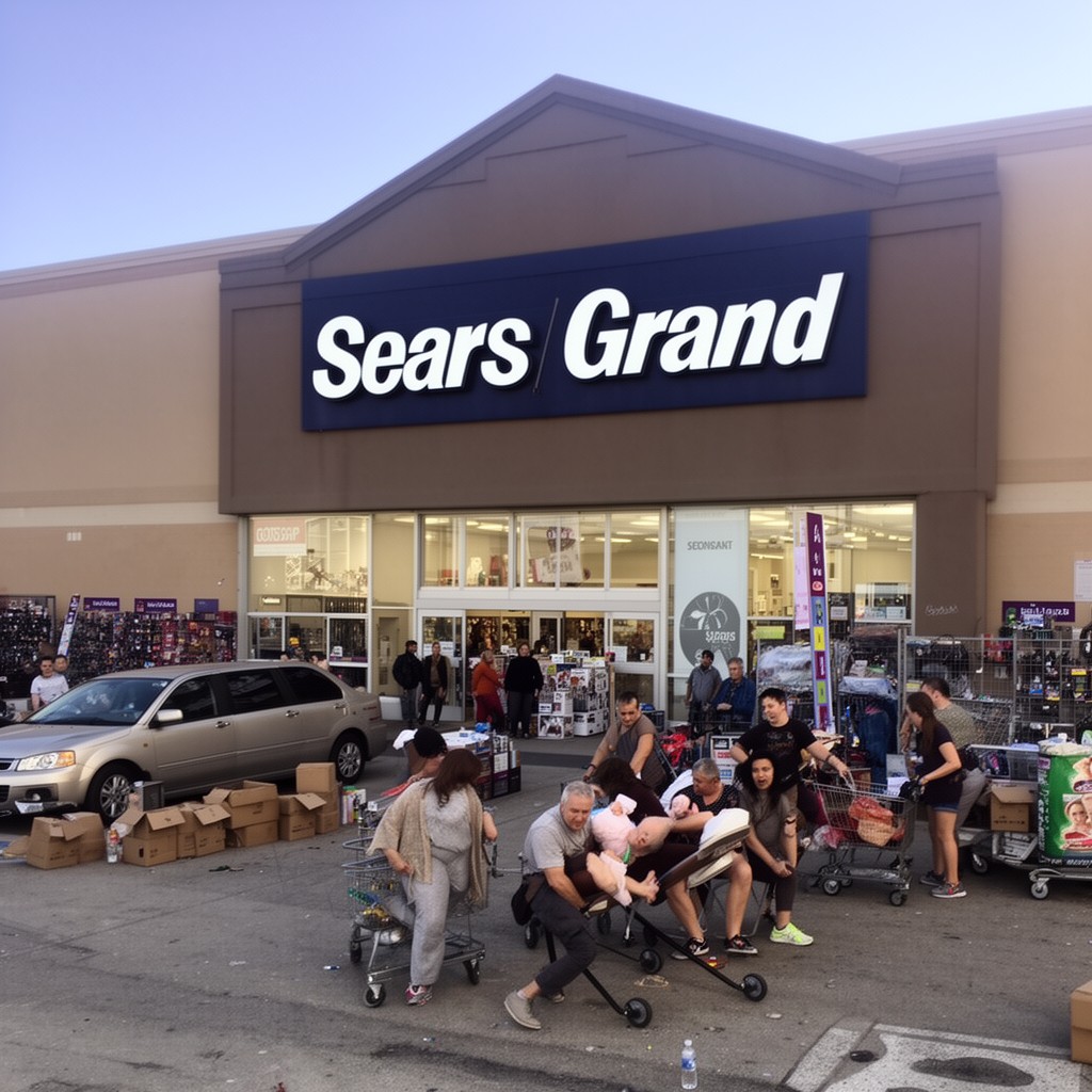 AI-generated illustration of Sears Grand