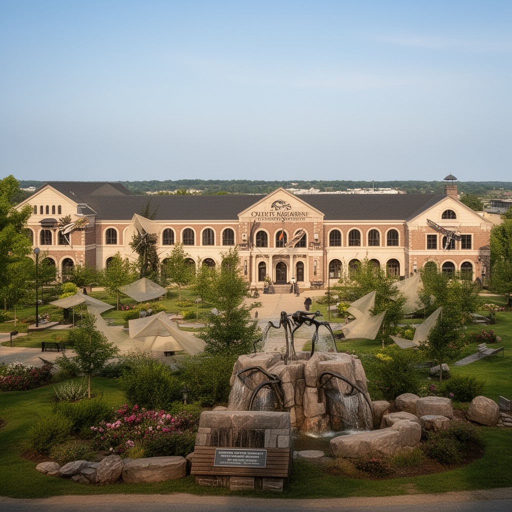 AI-generated illustration of Olivet Nazarene University
