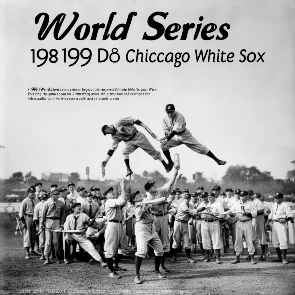AI-generated illustration of 1919 World Series