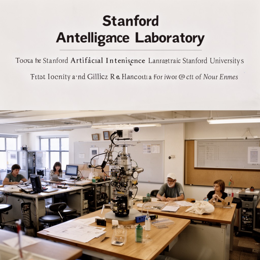 AI-generated illustration of Stanford Artificial Intelligence Laboratory