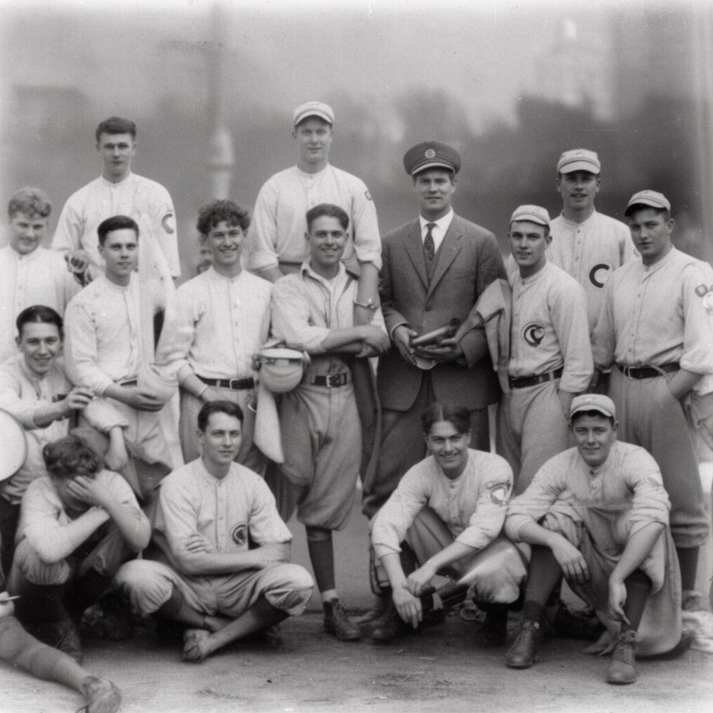 AI-generated illustration of 1918 World Series