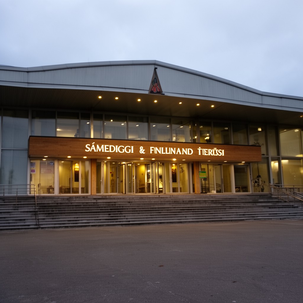 AI-generated illustration of Sámediggi (Finland)