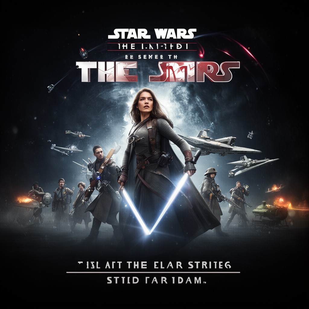 AI-generated illustration of Star Wars: The Last Jedi