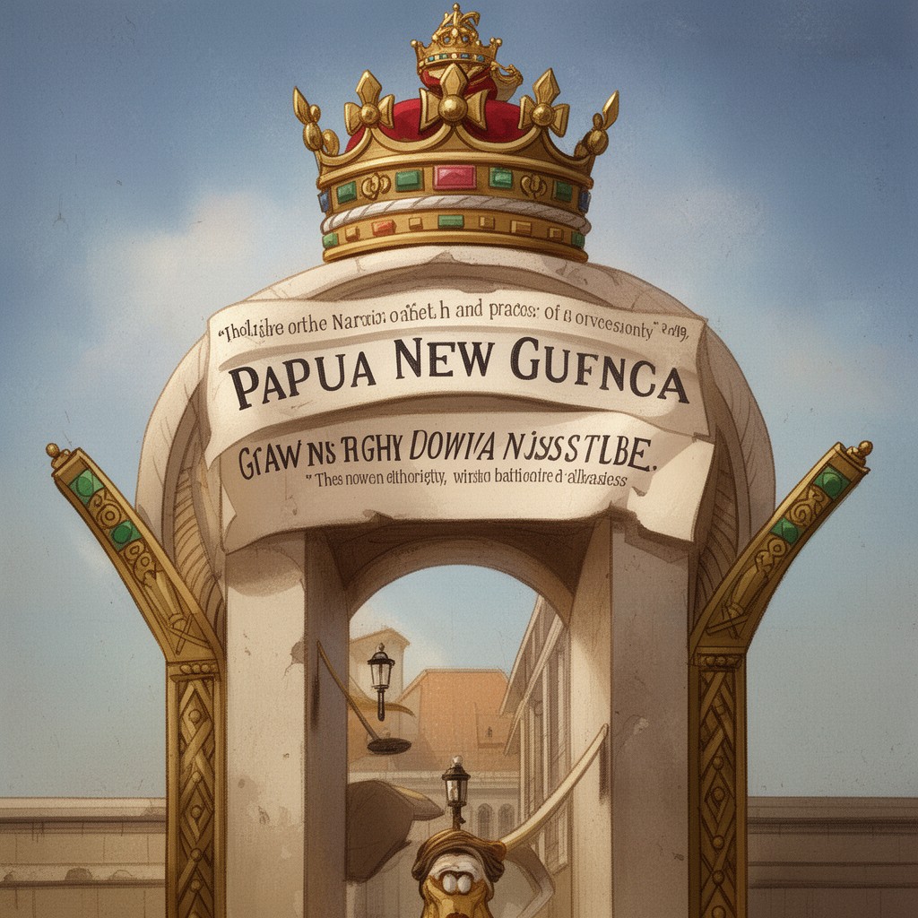 AI-generated illustration of Crown in right of Papua New Guinea