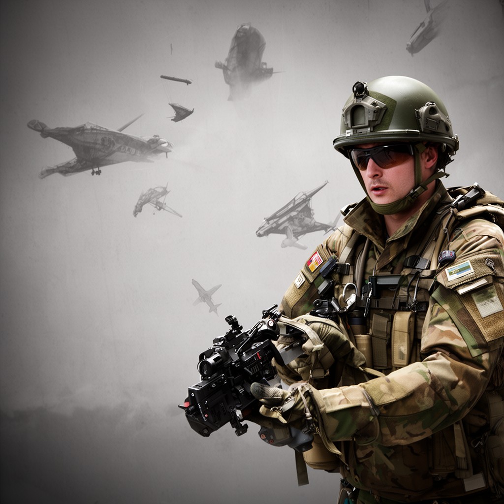 AI-generated illustration of 2nd Battalion, Parachute Regiment