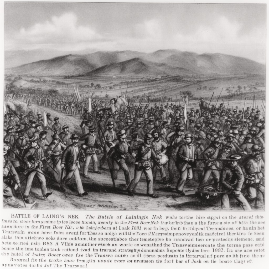 AI-generated illustration of Battle of Laing's Nek