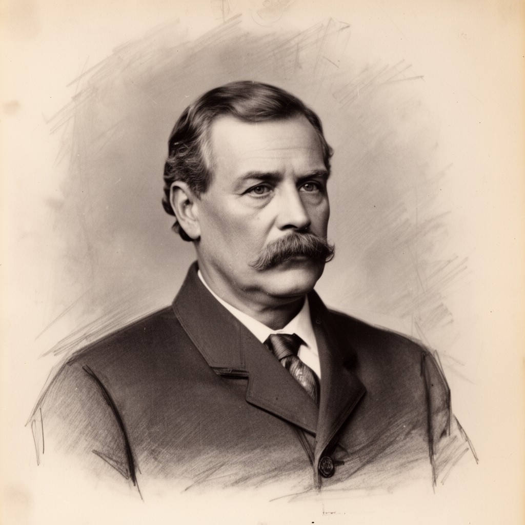 AI-generated illustration of Piet Joubert