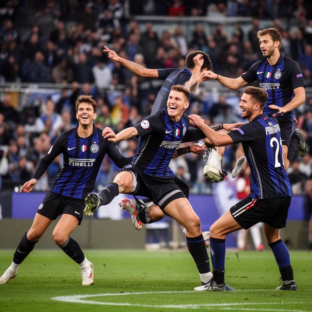 AI-generated illustration of Inter Milan