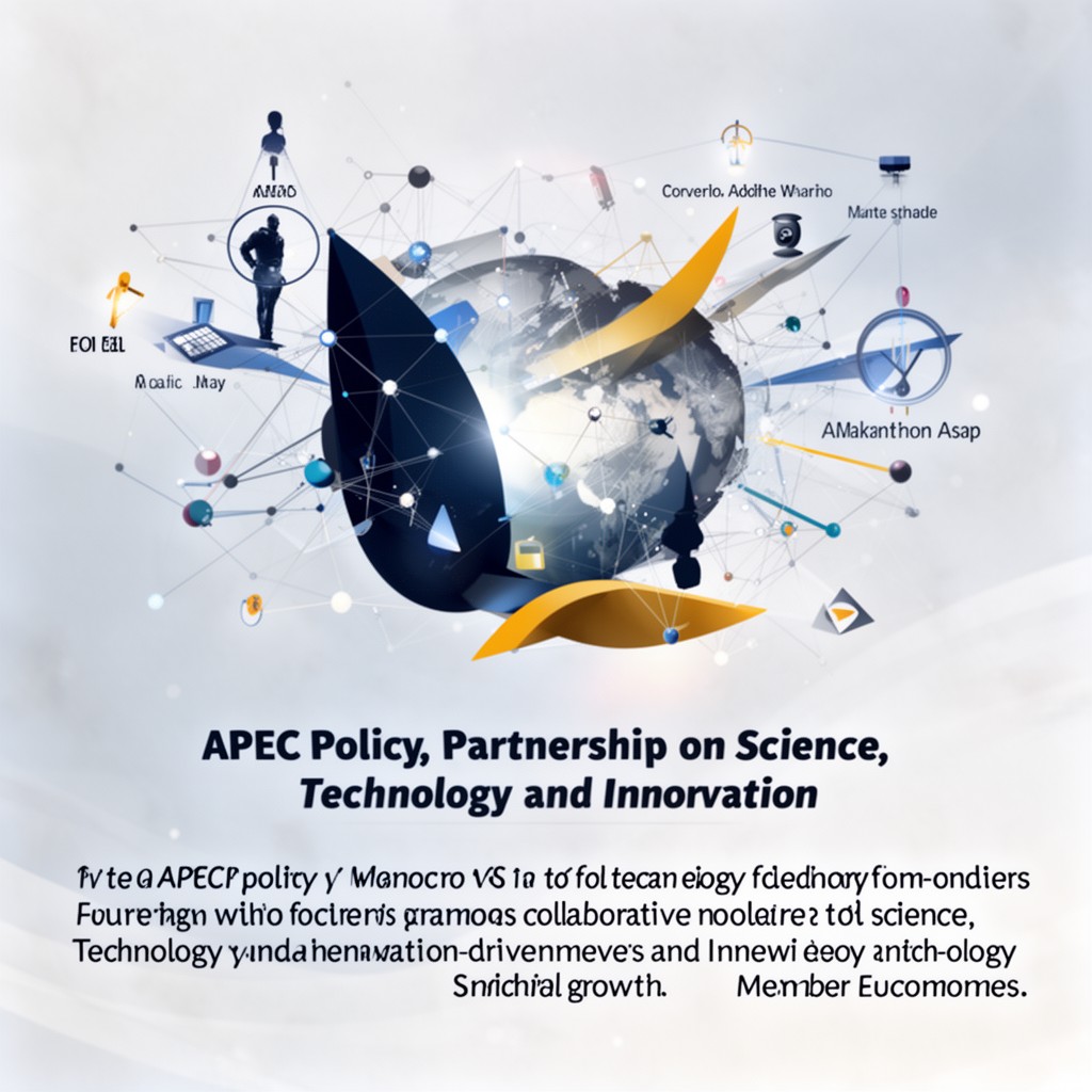 AI-generated illustration of APEC Policy Partnership on Science, Technology and Innovation