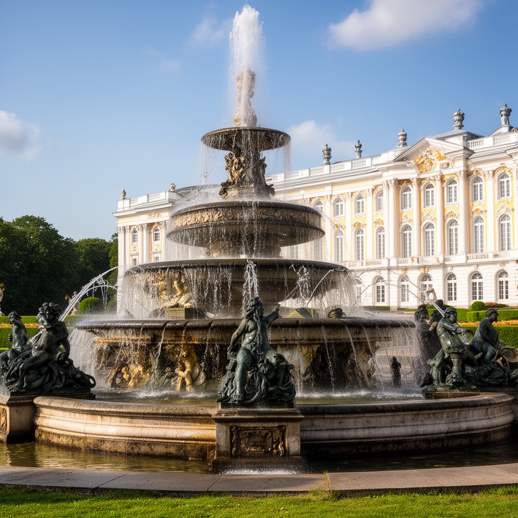 AI-generated illustration of Roman Fountains