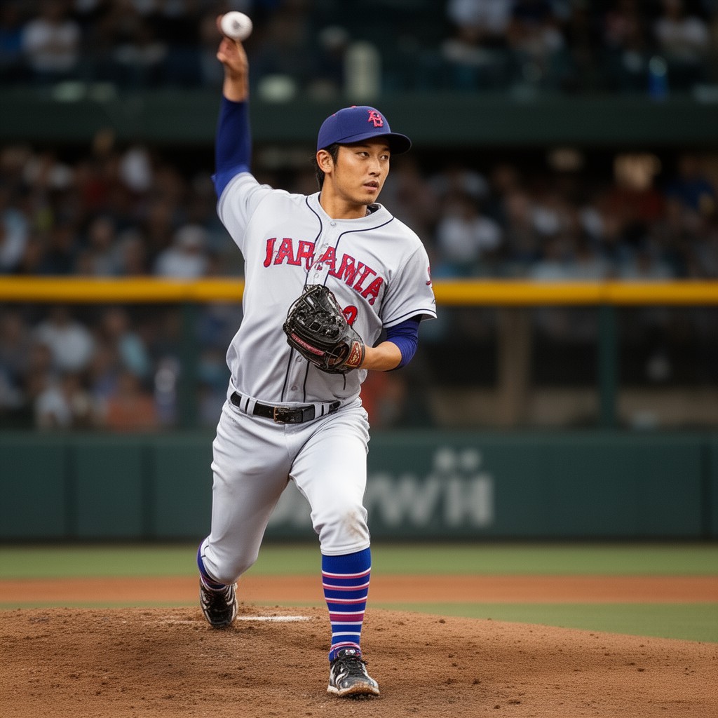 AI-generated illustration of Shohei Ohtani