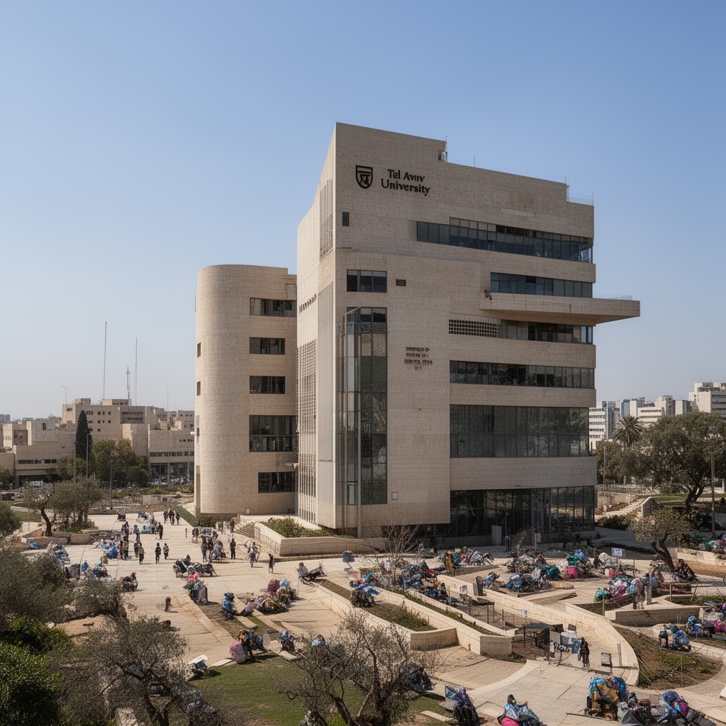 AI-generated illustration of Tel Aviv University