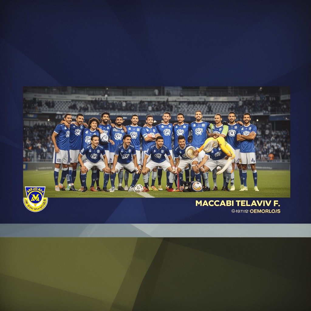 AI-generated illustration of Maccabi Tel Aviv F.C.
