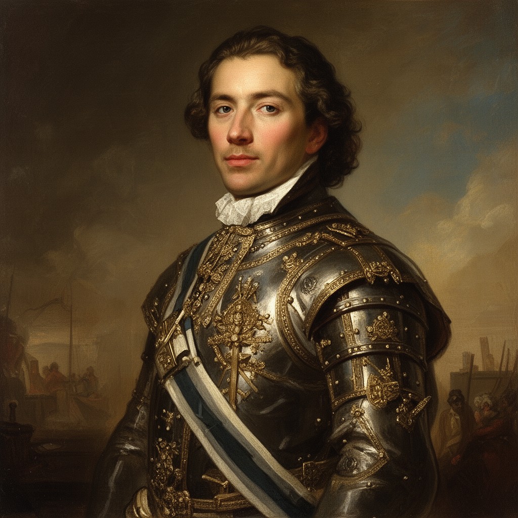 AI-generated illustration of Frederick Henry